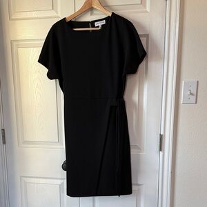 Gibson Latimer Classic Black Midi Dress